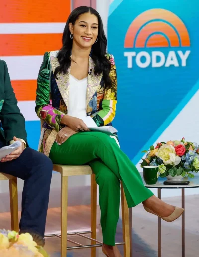 Morgan Radford on Today Show set