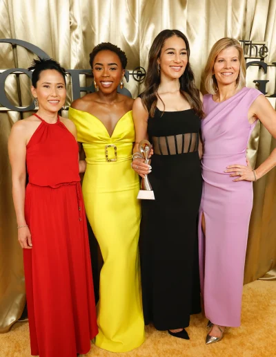 Morgan with colleagues at The Alliance For Women In Media Foundations 50th Anniversary